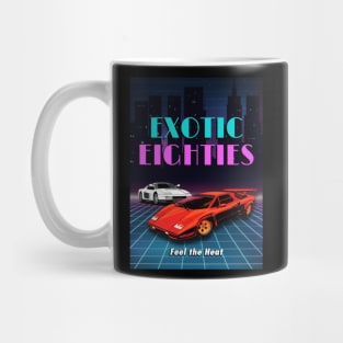 Exotic Eighties Cars Mug